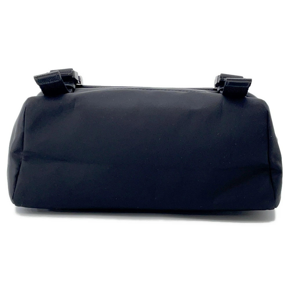 Prada Shoulder Bag Saffiano Leather Crossbody Black - Picture 3 of 12